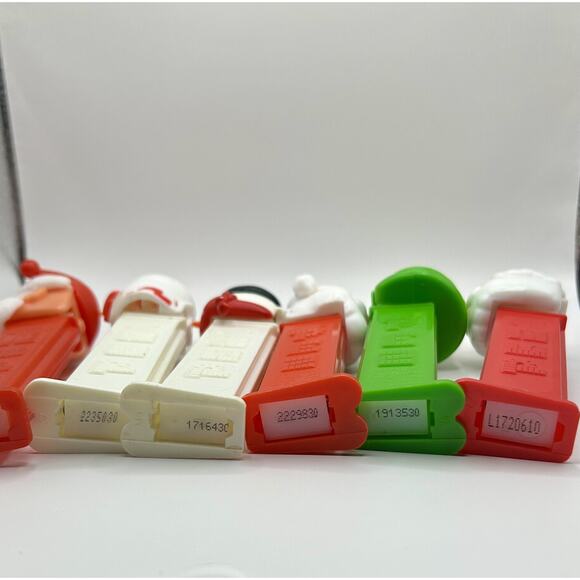 ~*MUST SEE*~Pez Christmas Holiday Lot of Empty Pez Dispensers Hungary/China RARE - Picture 2 of 4